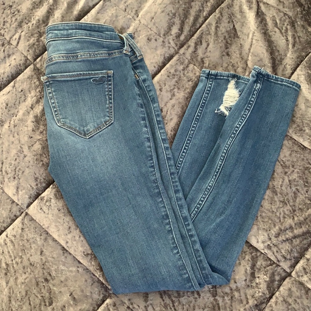 hollister low rise jeans